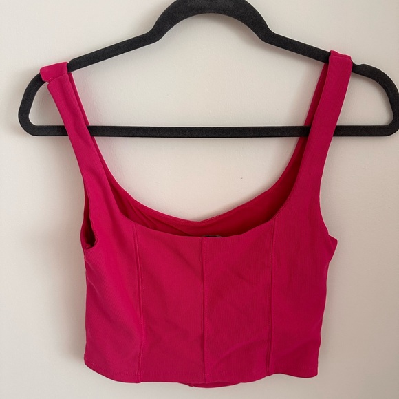 Dark pink crop top - Picture 1 of 4
